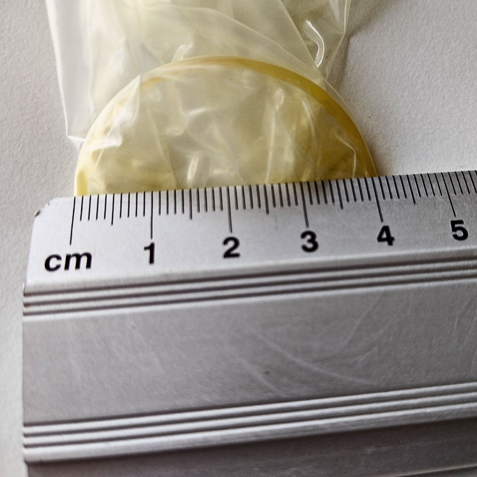 Måle diameteren på et kondom