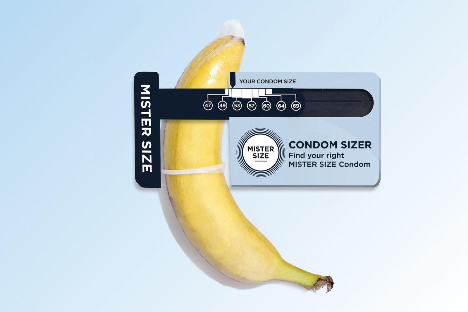 Kondomstørrelsesmåleren - et skyvelære for bestemmelse av kondomstørrelse