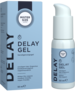 Mister Size Delay Gel kartong og pumpedispenserflaske